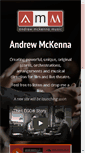 Mobile Screenshot of andrewmckennamusic.com